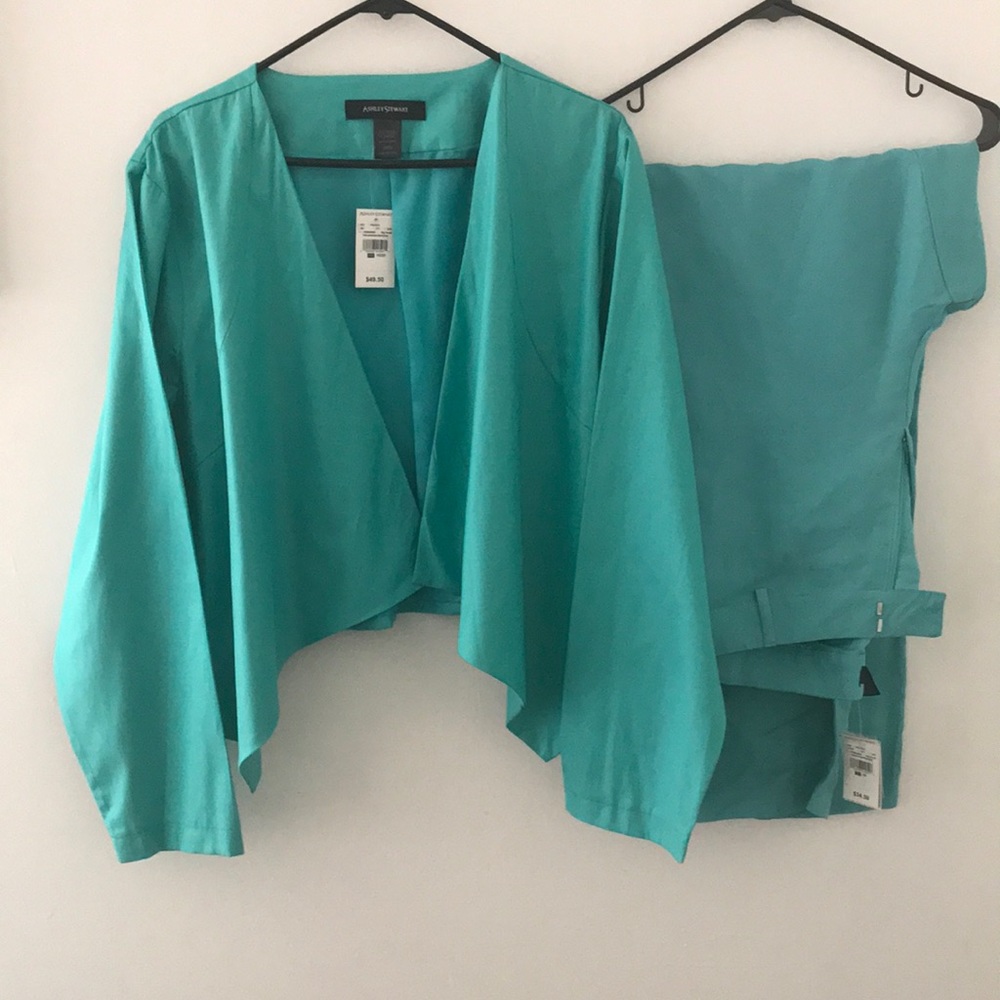 Ashley Stewart jacket and pants.